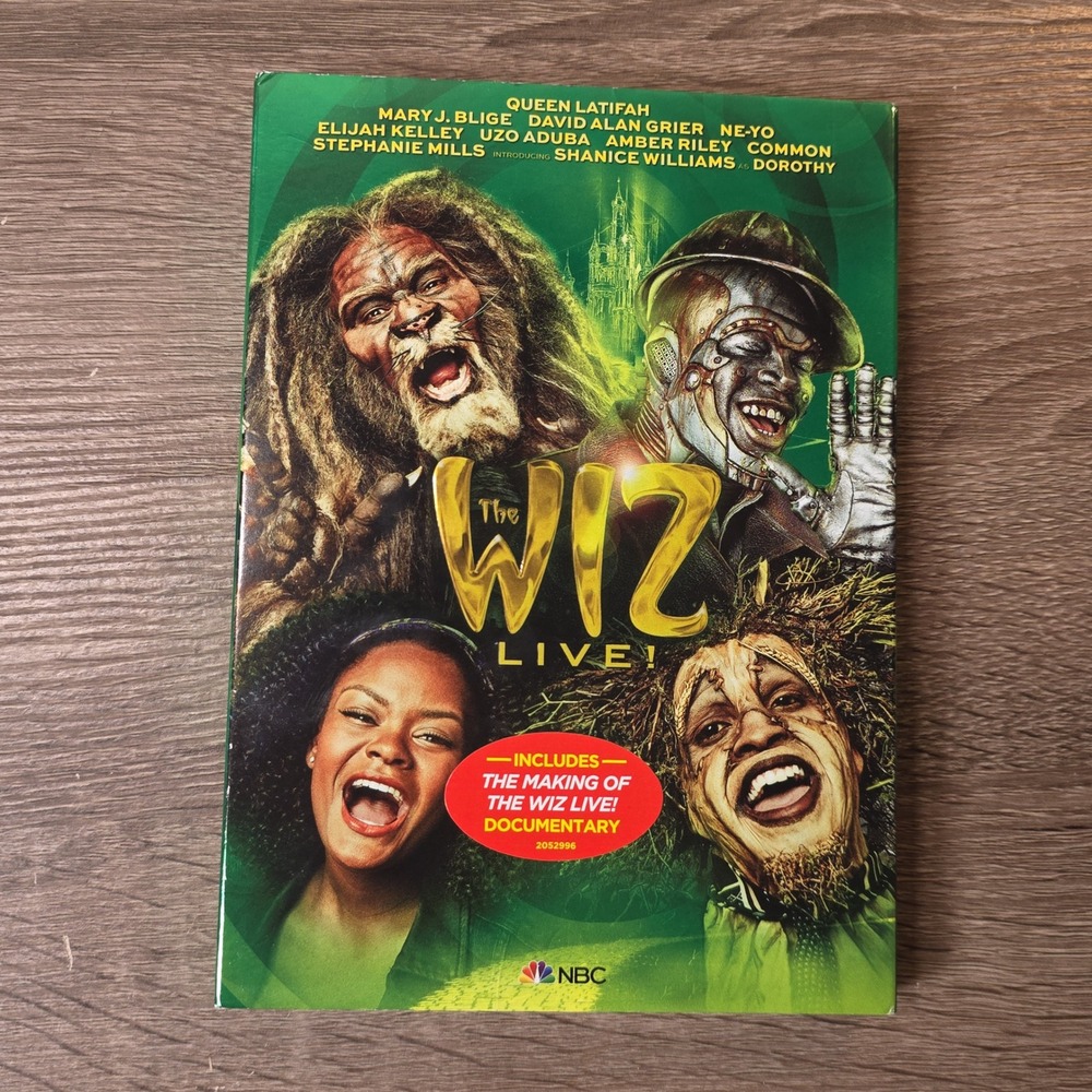 The Wiz Live! DVD 2015 NBC Musical Queen Latifah Mary J Blige New Sealed